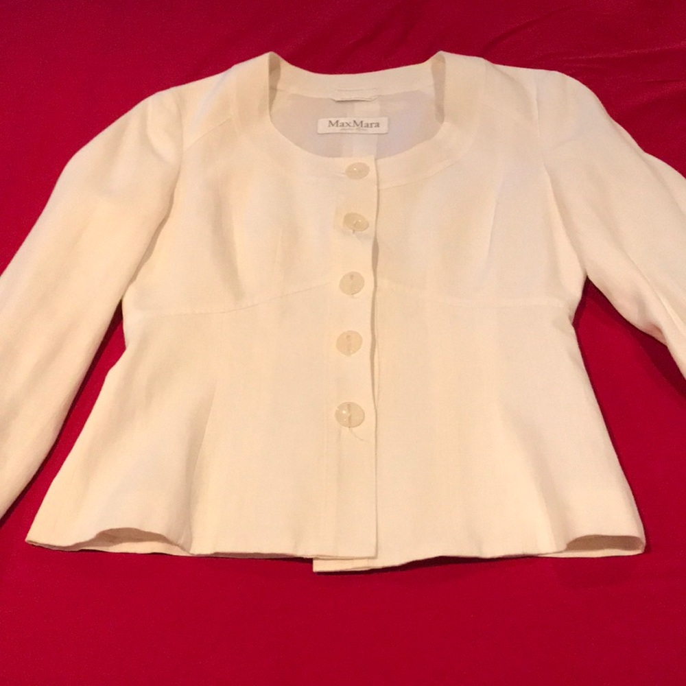 Max Mara tailored linen jacket new w/o tags!